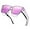 Transparent Purple Frame & Purple Mirror Lens, variant on FEISEDY Sunglasses Fit Over Glasses Oversized Polarized Shiny for Women Sunglasses UV400 B0269