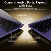 15.6 Touchscreen Laptop FHD Display,Intel Core i3 Processor,16GB RAM 512GB SSD ,Windows 11 Pro MS Office 2024,360° Foldable 2 in 1 Laptop Computer,purple