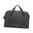 thumbnail image 2 of Bolsa de viaje, bolsa de gimnasio, correa de hombro ajustable, bolso de mano, bolsa de almacenamiento de equipaje con compartimento para zapatos, Gris, 2 of 8