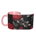 thumbnail image 4 of Rose Dark Coffee Mug Fun Custom Ceramic Mugs 11oz Pink, 4 of 5