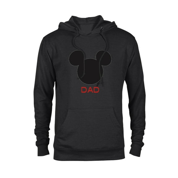 Disney Mickey Mouse Dad Family - Pullover Hoodie for Adults – Customized-Black