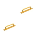 thumbnail image 3 of Speravity manija de los muebles con tornillos de montaje perillas de hardware de varios tamaños tiradores de puerta de mejora hogar cocina oro / 160 mm Oro/160mm 2piezas Speravity CBP382261, 3 of 5