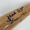 Willie Mays, Hank Aaron, Eddie Murray 3500 Club Signed Baseball Bat PSA