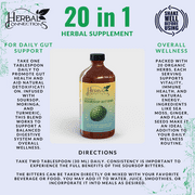 Herbal Connections Organic Soursop Bitter 16 Ounces