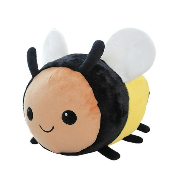 (Bee 20CM)Educational toys big yellow bee sevenstar ladybug doll childrens plush toy