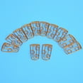 thumbnail image 1 of Coffre-fort à Utiliser 12Pcs Pince à Reliure, Trombone, Bureau d'Apprentissage DIY Rapports notes pour l'École, 1 of 8
