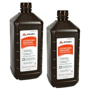 (2) Swan Hydrogen Peroxide 3% Topical Solution USP 32Oz First Aid Antiseptic for Treatment of Minor Cuts Abrasions Healthcare Oral Rinse for Home School Office Medical Kit & CUSTOM Storage Carrier