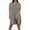 Gray, variant on Pyhlmscde Lounge Sets for Women, Women Plus Size 2 Piece Outfits Short Sleeve Tunic Slit Tops Skinny Biker Shorts Sets Tracksuits, Two Piece Sets for Women Summer Black L