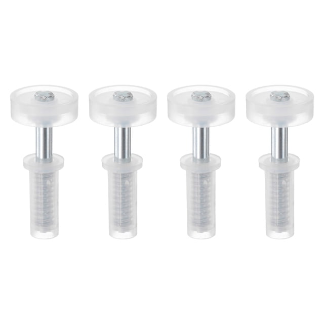 Paquete de 4 Hardware para Puertas Plegables, Rueda Guía Superior de Puerta Plegable de 2.09Pulgadas/53mm