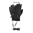 thumbnail image 4 of Becaristey Shock-absorbing Winter Gloves Hands On Rough Terrain Operate Phone. Heated Gloves 1. Highly Elastic L, 4 of 6