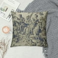 thumbnail image 2 of Creowell French Vintage Toile Pillow Cover Indoor Decor Throw Pillow Case, 2 of 5