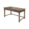 thumbnail image 3 of Traditional Wood Writing Desk Office Table Writing Table Light Brown, 3 of 13