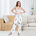thumbnail image 6 of FORMRS Women's Pajama Pants with Pockets Soft Comfy Loungewear Sleep Bottom, Sizes S-2XL, Cartoon Snowmen, 6 of 8