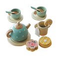 thumbnail image 1 of Tienda de postres Helado Juego de té Helado Simulación de juguetes de madera para niños Adecuado para el té de los niños Como se muestra, Como se muestra, 1 of 5