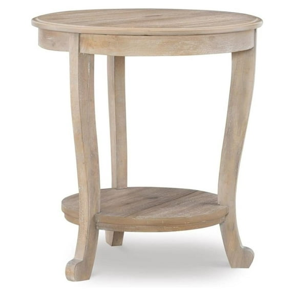 Aubert Accent Side Table, Natural
