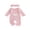 Pink, variant on Cenuakty Girls Birthday Long Sleeve Striped Jumpsuit and Headband