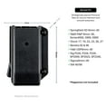 thumbnail image 2 of Hero’s Pride Edge Universal Fit Magazine Case – Adjustable Belt Clip, 9mm/.40 Double-Stack Compatible, 2 of 8