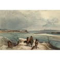 thumbnail image 2 of Bodmer, Karl 14x11 Black Modern Framed Museum Art Print Titled - Fort Clack on the Missouri, 2 of 4