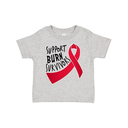 

Inktastic Support Burn Survivors- Red Ribbon Gift Toddler Boy or Toddler Girl T-Shirt