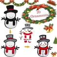 thumbnail image 2 of Christmas Snowman Games Set Creative Felt Snowman Game Kit Hanging Decoration, 2 of 10