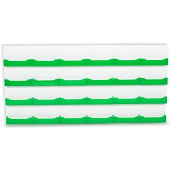 24 Pocket Wall Mount Business Card Holder Display (Green)