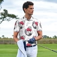 thumbnail image 3 of Polo Shirts for Men, Artistic Cute Poodle Dog Red Cuteness Casual Mens Polo Shirts Short Sleeve Button Down Classic Mens Golf Polo Shirts, 3 of 7