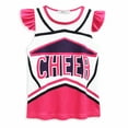 thumbnail image 2 of Girls Cheerleading Costume Outfit Sleeveless Tops with Skirt Fancy-Dress, 2 of 7