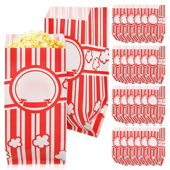 Toyandona Popcorn Bags Bulk Individual Servings for Snacks and Treats 100Pcs