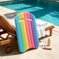 thumbnail image 5 of Tdxkok EPE Foam Swim Kickboard,Rainbow Color Floating Swim Training Board for Ki-ds and Adults,Thick Non Slip Pool Float Aid for Swimming Lessons and Water Exercise, 5 of 7