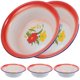 thumbnail image 2 of Juego de 5 tazones esmaltados reutilizables para aperitivos, ideales para camping, picnic y sopas., 2 of 7