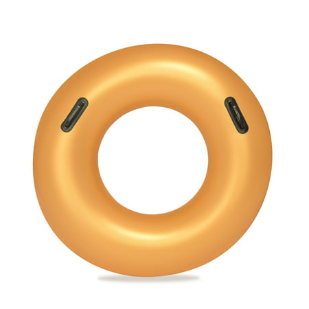 Bestway Inflatable Gold Swim Ring Float Swimming Pool Lounge (Best Way To Find Gold)