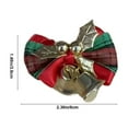 thumbnail image 3 of 2.36 Inch Christmas Bows (Green) - Mini Holiday Decor for Trees, Gifts & Hair Accessories, Polyester Festive Bowknot Ornaments, 3 of 6