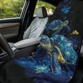 thumbnail image 3 of Xixirimido Sea Turtle Palm Leaf Print Car Seat Towel Covers Car Accessories Athletic Running Towel Post Workout Sweatproof Washable Bucket Seat Cover Non Slip for Outdoor Sport2Pack, 3 of 8