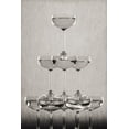 thumbnail image 2 of 1x Studio III 23x32 White Modern Wood Framed Museum Art Print Titled - Champagne tower_9, 2 of 4