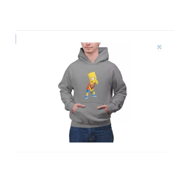 Sudadera Polerón Bart Simpsons Resorts Fashion Print