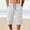 White, variant on Eltusu Men's Workout Shorts, Below the knee Zipper Pockets Elastic Waist Drawstring Hiking Shorts Navy Size L