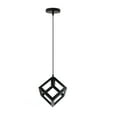 thumbnail image 2 of Nordic Style Geometric Cube Iron Pendant Ceiling Light Lamp Fixture for E27 Bulb, 2 of 7