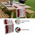 thumbnail image 5 of Valentine's Day Table Runner - 72 Inch Long, Kitchen Dining Table Runner Dresser Scarves, Pink Love Heart Floral Truck Wooden Farmhouse Decor for Coffee Tables Wedding Party Banquet, 5 of 8