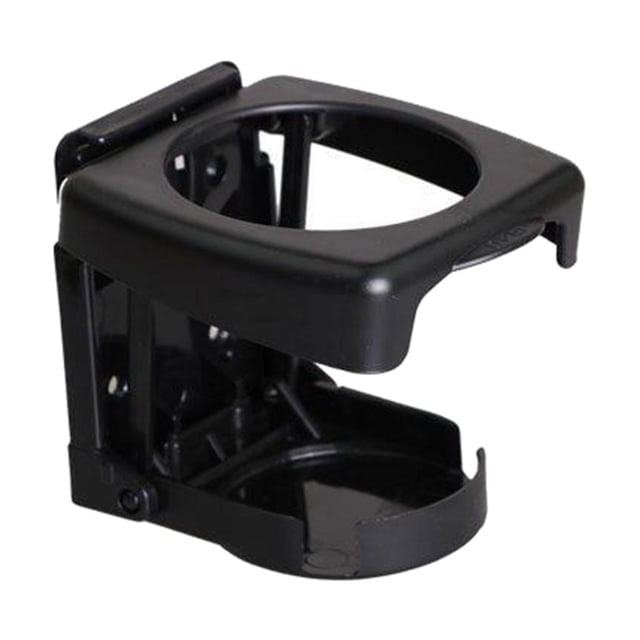 Portavasos plegable universal ajustable para puertas, asientos y rejillas de ventilación. Negro