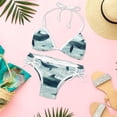thumbnail image 6 of Whale Detachable Sponge Adjustable Strap Bikini Set - Two-Pack for Beach and Pool Swimwear, 6 of 6