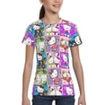 thumbnail image 5 of Hello Kitty T Shirts For Girls Boys, 3d Print Cartoon Graphics T Shirt, Youth Crewneck T-Shirt, Unisex Short Sleeve Top Tees Age 4-16 Years, 5 of 7