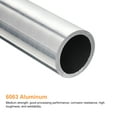 thumbnail image 3 of Uxcell 19mm OD 15mm Inner Dia 200mm Length 6063 Aluminum Tube for Industry DIY, 2 Pack, 3 of 5
