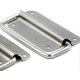 thumbnail image 3 of Folding Stainless Steel Pull, Crate Handle Folding Crate Handles Toolbox Handle, Metal Door Puller Handle,For Toolbox,Cabinet Door,Hat (4 Pieces), 3 of 5