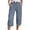 A-Blue1084, variant on XIAOCHA Womens Crinkle Cotton Capri Pants Solid Drawstring Casual Cropped Trousers,Brown
