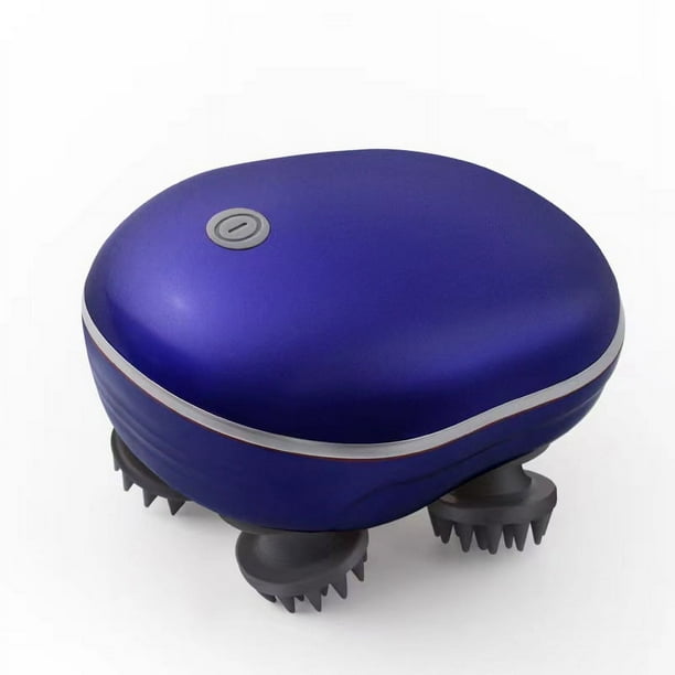 Masajeador Eléctrico Para Cuero Cabelludo Y Cuerpo Con Terapia De Luz Roja - Dispositivo Antiestrés Recargable, Alivia Tensión Muscular, Ideal Para Relajación En Hogar Y Viajes
