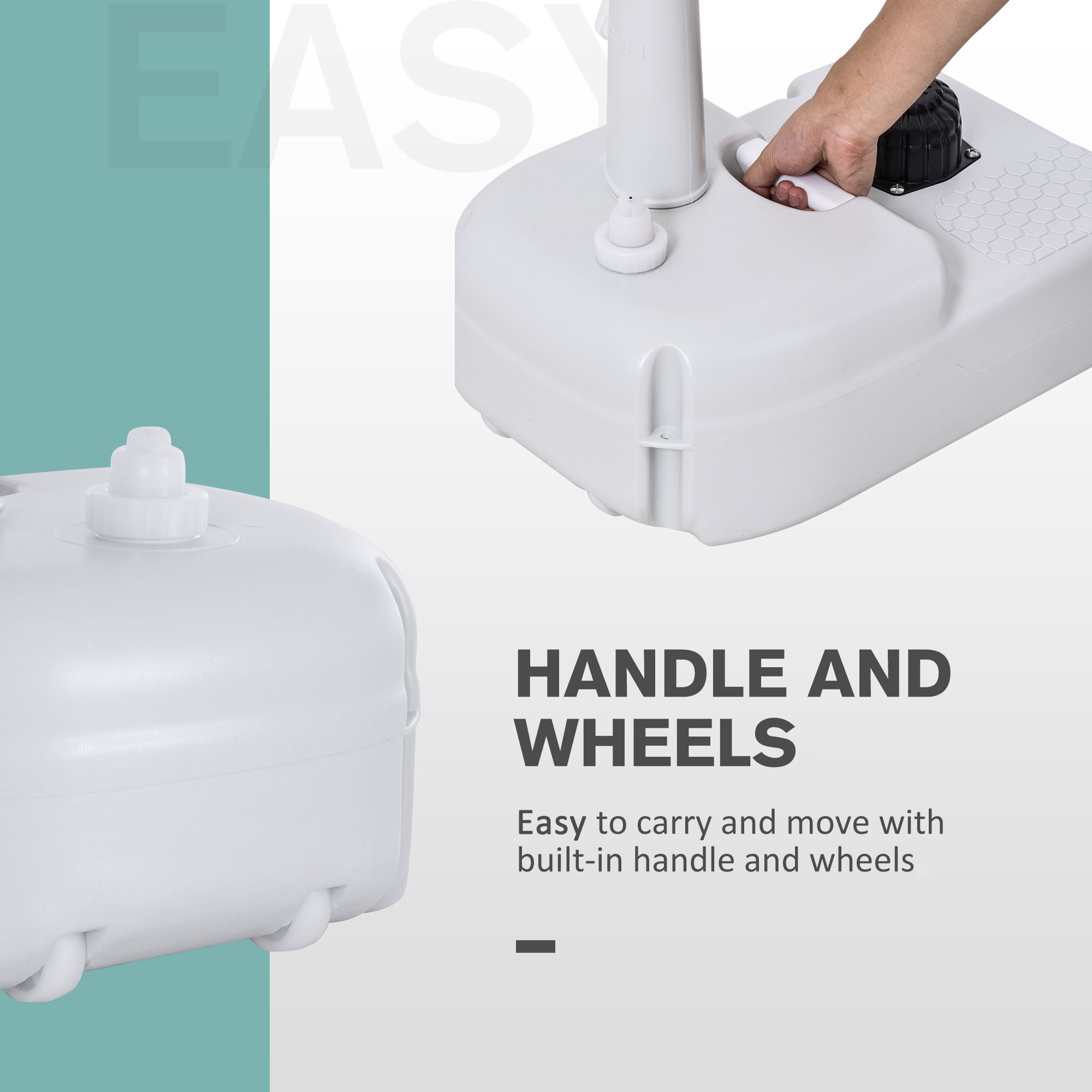 Portable Hand Wash Sink 20 45 Gallon Camping w Towel Holder Soap Dispenser