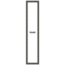 10x60 Frame Black-Brown Medieval Solid Wood Picture Frame | 1.5 Inch Moulding Width | Gotham