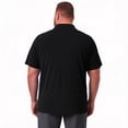 thumbnail image 5 of Big and Tall Polo Shirts for Men Button Collar Summer Plus Size Shirts Business Casual Short Sleeve Oversized Tshirts Black 4XL, 5 of 8