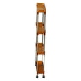 thumbnail image 2 of BAOPAI 4 Tier Slim Rolling Utility Cart Storage Rack Mobile Shelving Unit with Wheels for Laundry Room Kitchen Bathroom Narrow Spaces Organization, 2 of 6