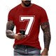 thumbnail image 2 of Tops para hombre, blusas y camisas de cuello redondo y manga corta para hombre, blusas estampadas de moda para hombre, jersey de cuello redondo y manga corta, blusa de poliéster para hombre., 2 of 6